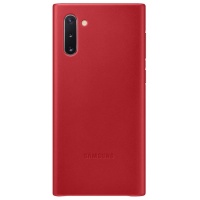 Nugarėlė N970 Samsung Galaxy Note 10 Leather Cover Red